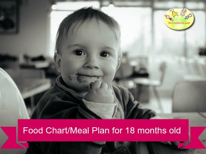 18 Month Baby Food Chart Toddler Food Chart Meal Plan For 18 Months