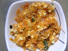 Paneer( Indian Cottage Cheese) Bhurji for babies and toddlers