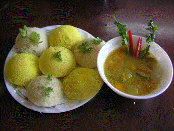 Colorful idlis