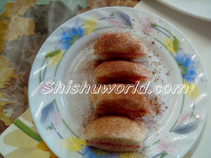 Idli sandwich dessert