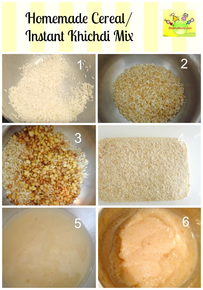 Homemade cerelac/ instant khichdi cereal for baby