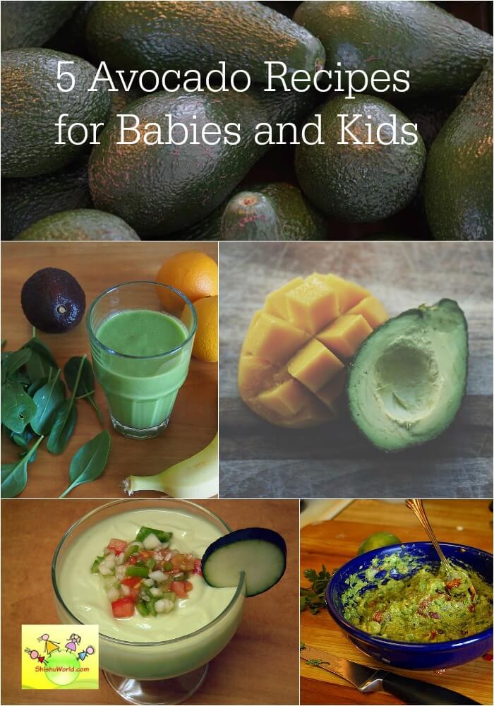 avocado recipes for babies and kids