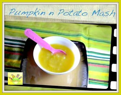 Pumpkin Potato Mash/Puree for babies