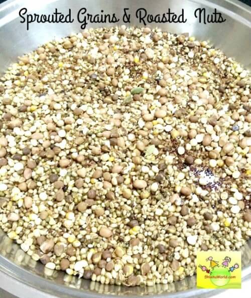 Sprouted cereals for sathu mavu