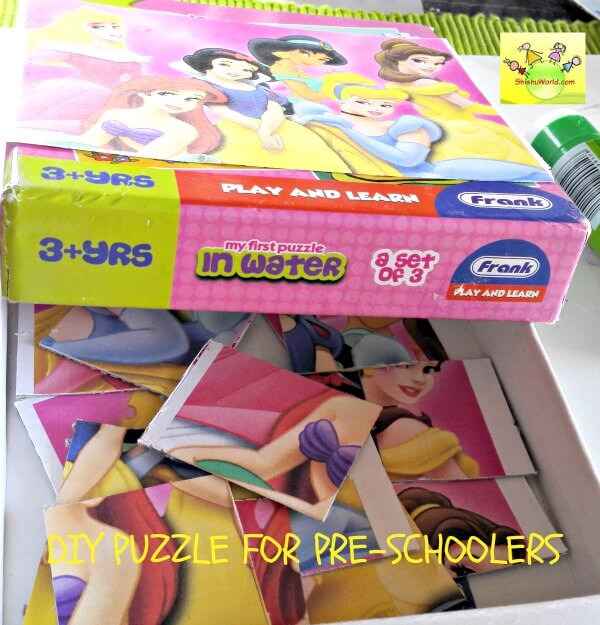 DIY jigsaw puzzle for your child