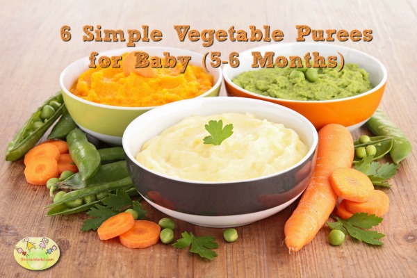 10 vegetable purees for babies