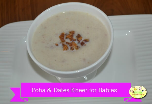 Poha Dates Kheer