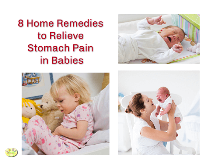 Home remedies for stomach pain in baby