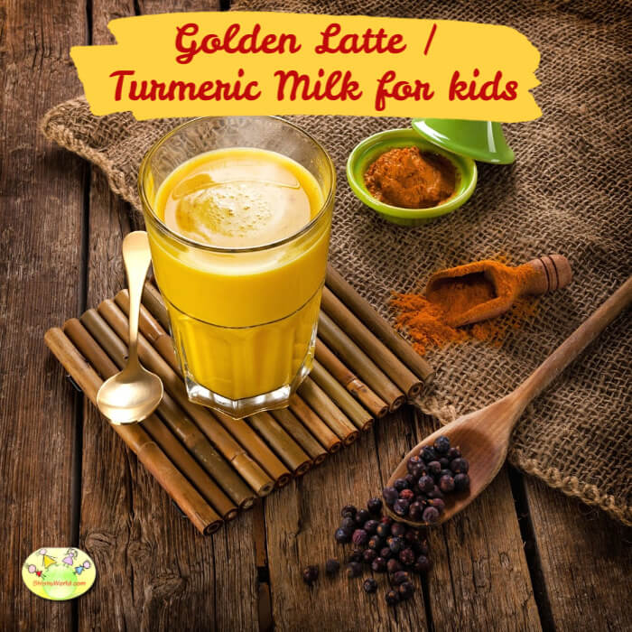 Golden latter / Turmeric Milk for Kids