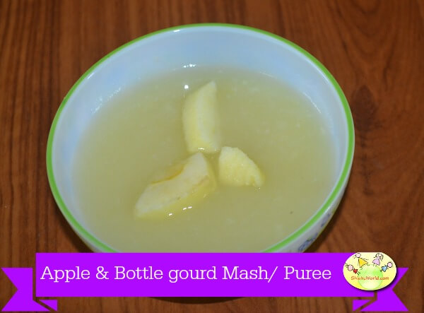 Bottle gourd/ lauki recipes for baby