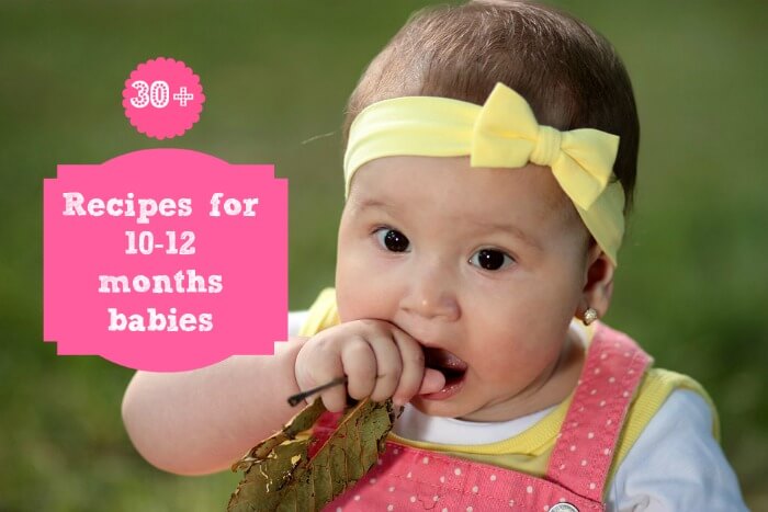 Baby food recipes for 10-12 months old