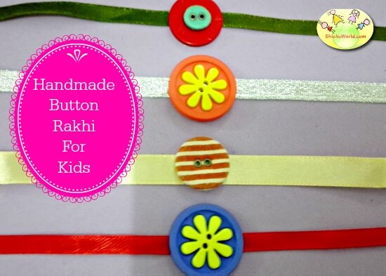 DIY Button Rakhi ideas