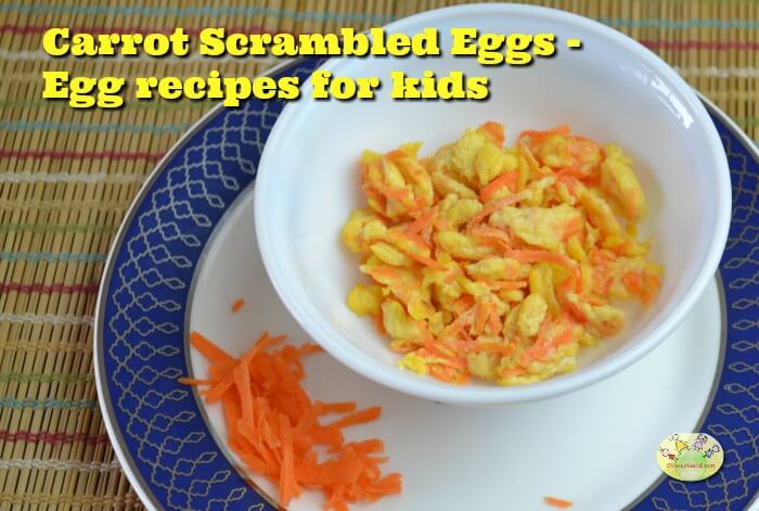Egg recipes for toddlers and kids