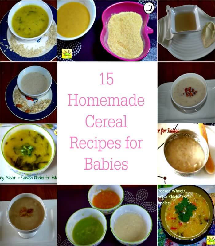 15 homemade cereal recipes for babies