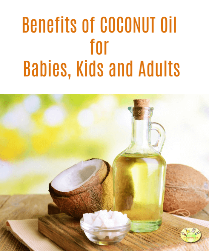 coconut oil benefits for babies, kids and adults