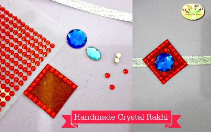 Handmade Crystal Rakhi
