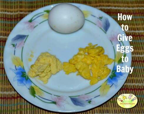 5 ways to give Egg to Baby
