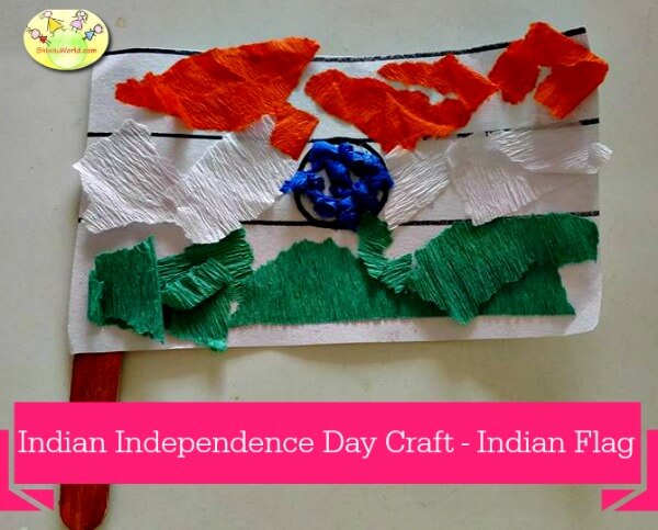 Indian flag crafts for kids