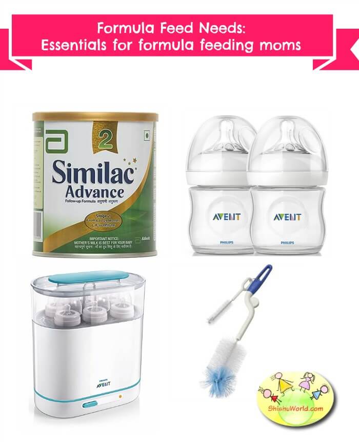 Formula feeding needs- essentials for formula feeding moms