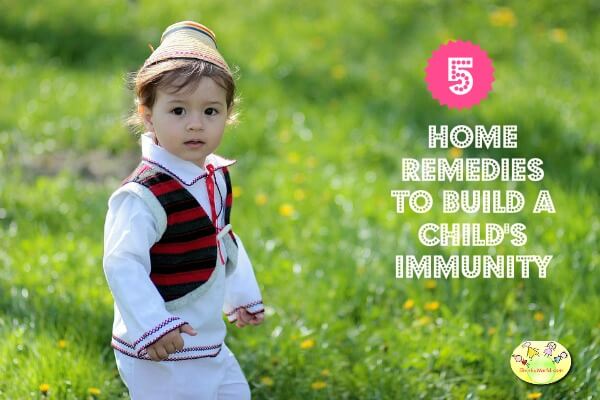 5 home remedies to build child's immunity