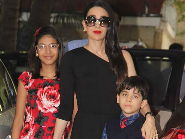 Karisma kapoor with kids