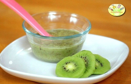 Kiwi puree for baby