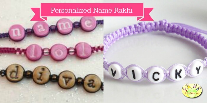 Personalised rakhi/ friendship bracelets 