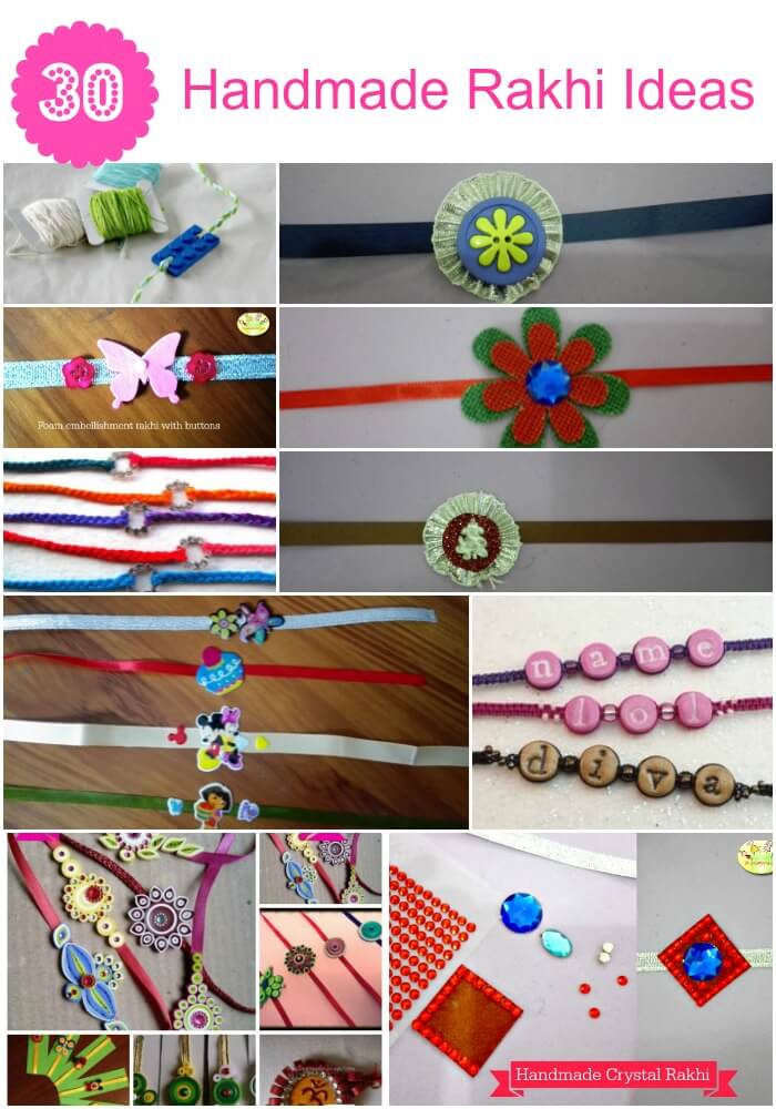 35+ Handmade Rakhi Ideas- Easy DIY rakhi for kids
