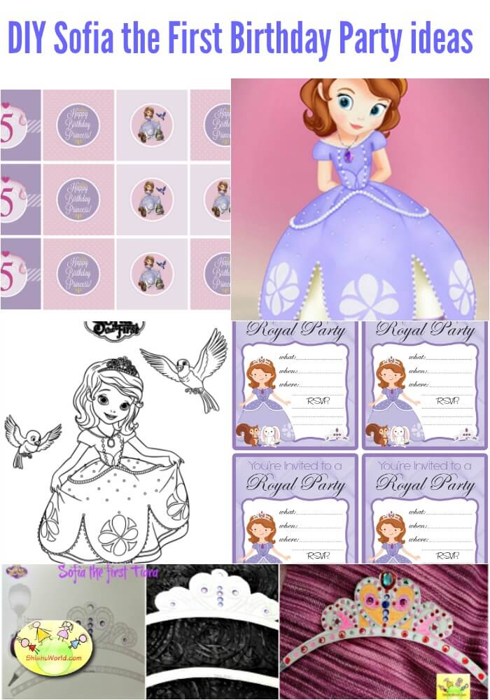 Sofia the first birthday party ideas