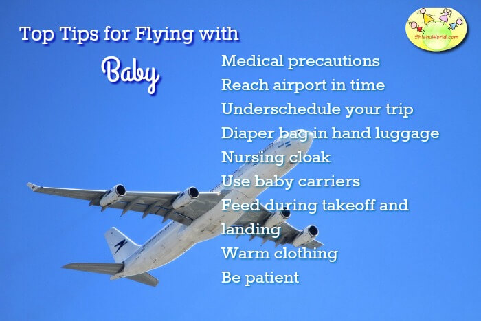 tips for flying with baby