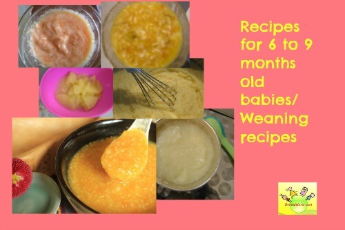 Weaning Recipes