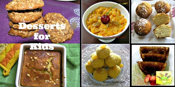 Healthy desserts/sweets for kids