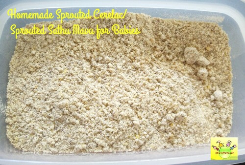 Homemade Sprouted Cerelac/ Sathu Mavu for Babies