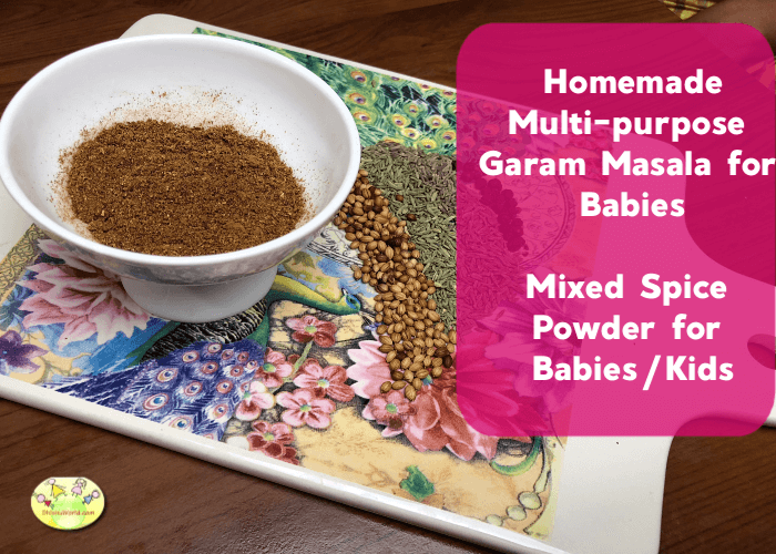 Multipurpose spice piwder for baby/ garam masala for baby
