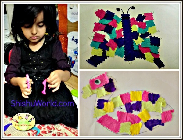 Easy craft activity for kids - Patchwork animals