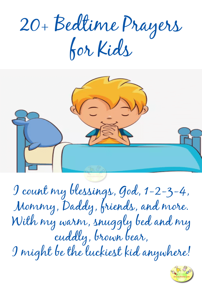 bedtime prayers for kids