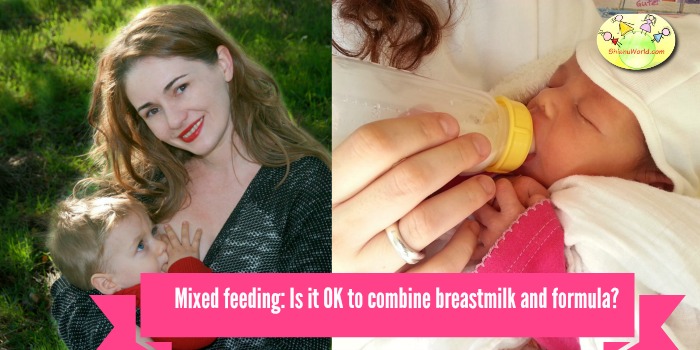 mixed feeding: Is it Ok to combine breastmilk and formula