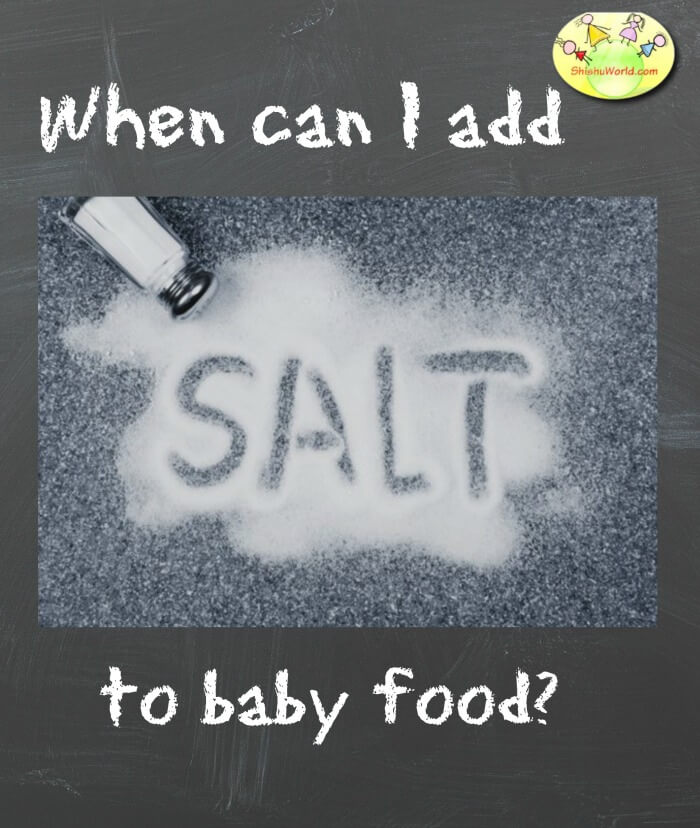 When can I add salt to baby food?