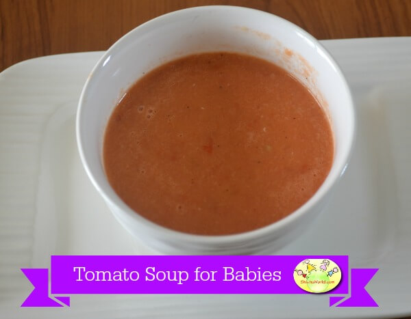 Tomato soup for babies